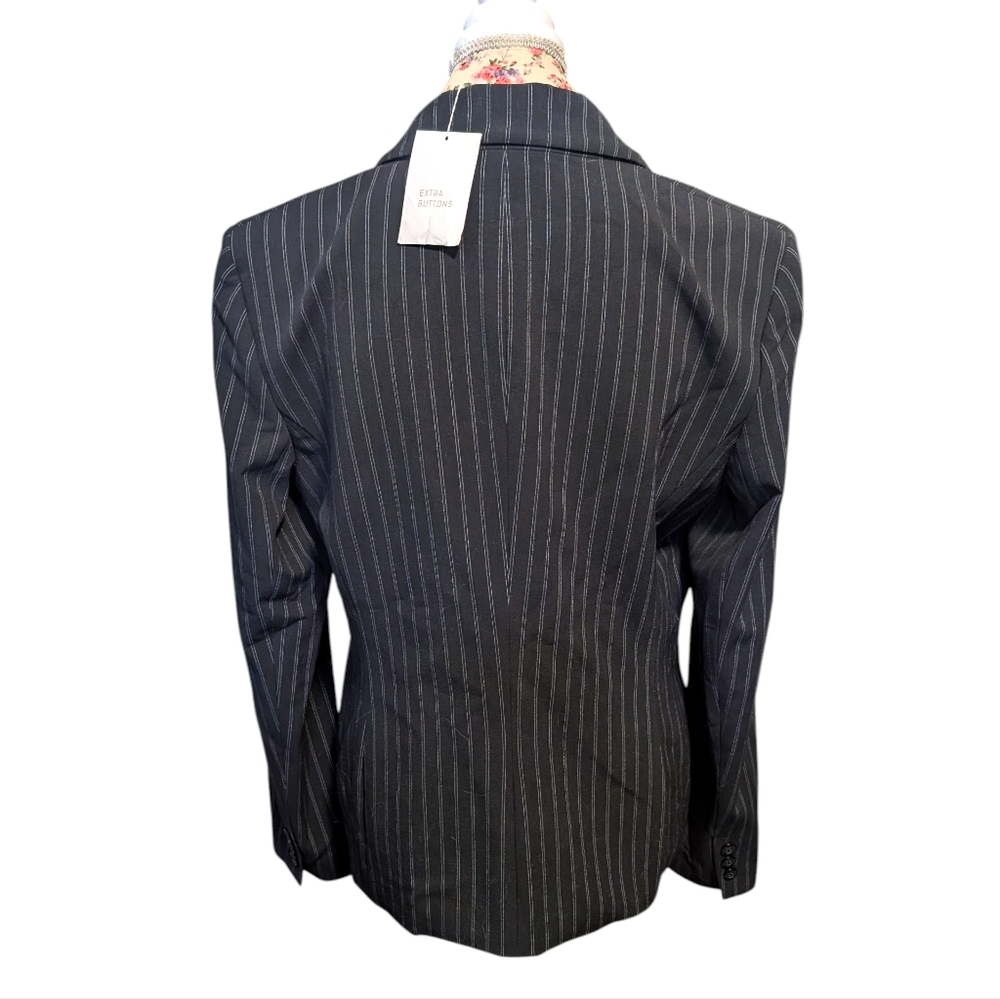 Moda International Pinstriped Blazer - Picture 2 of 3